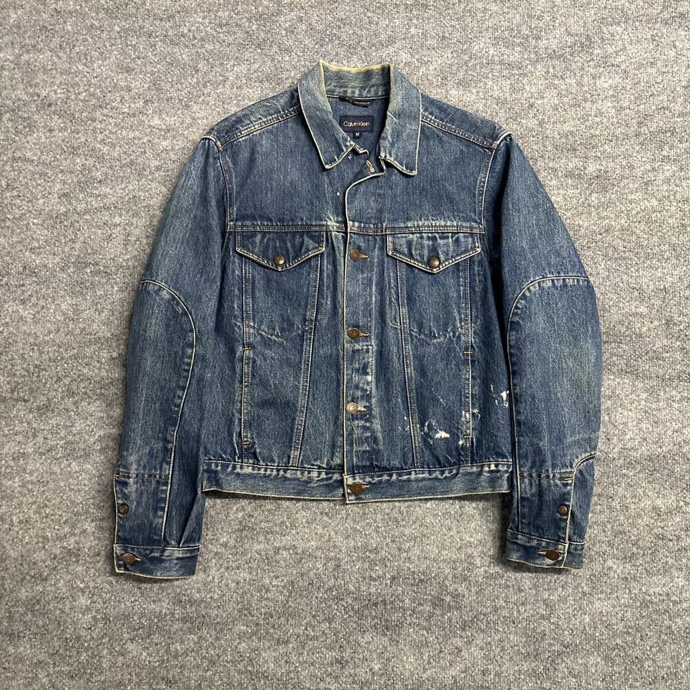 Vintage Calvin Klein Denim Trucker Jacket Men’s Medium